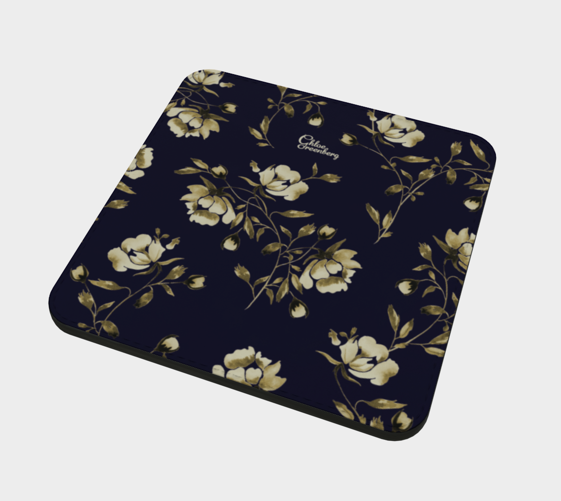 Dark Elegance Decorative Coasters | Made in Canada, Stylish & Durable