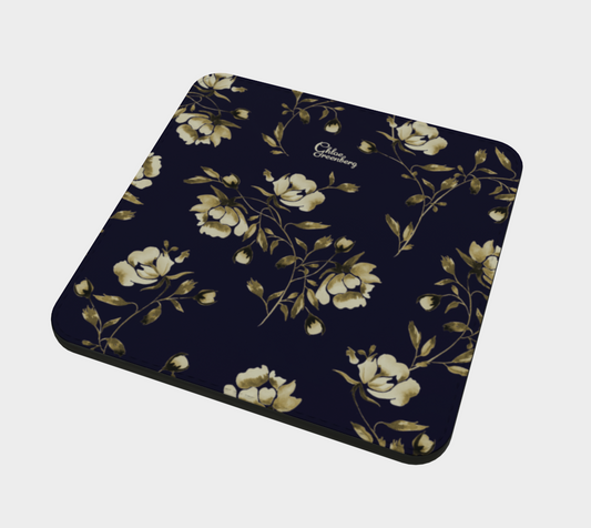 Dark Elegance Decorative Coasters | Made in Canada, Stylish & Durable